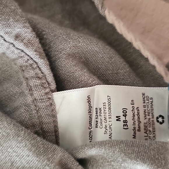 George Men's 100% Cotton Long Sleeve Premium Untucked Long Sleeve Shirt Size Med - Picture 5 of 6